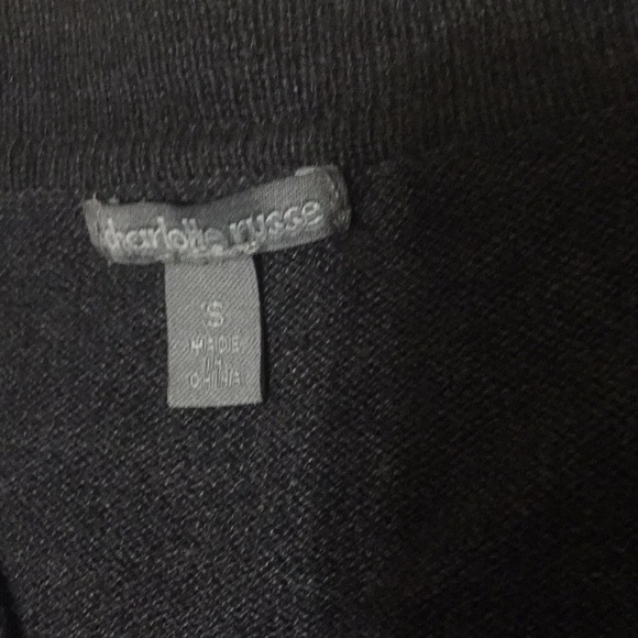 Gray cardigan with gold buttons - Picture 3 of 5